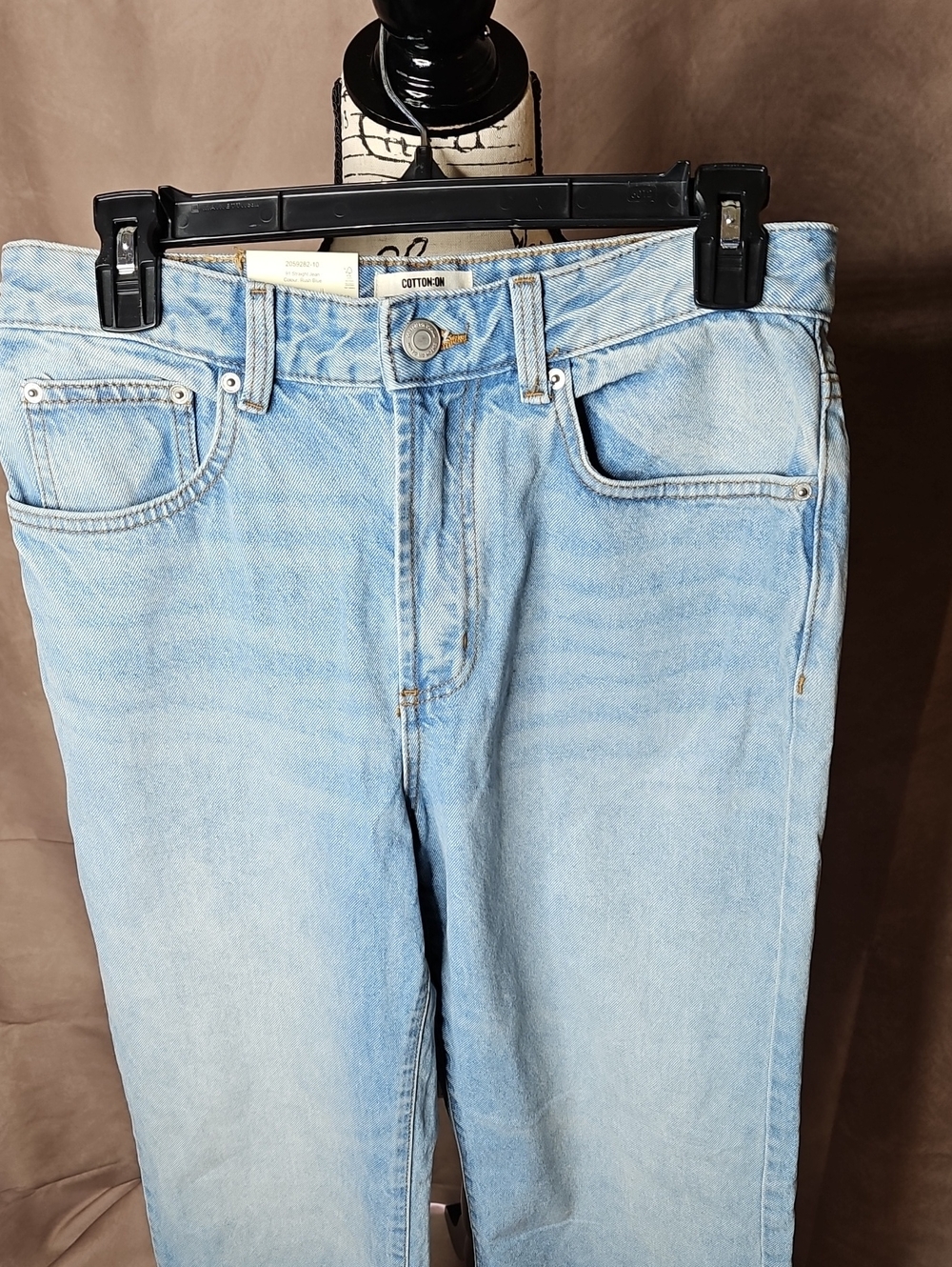 Cotton On 91 Straight Light Wash Jeans Size 26 New with tags - Picture 2 of 8